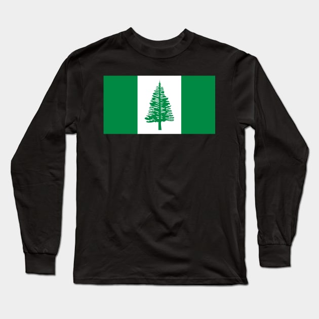 Norfolk Island Long Sleeve T-Shirt by Wickedcartoons